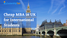 13 Cheap MBA in UK for International Students 2022