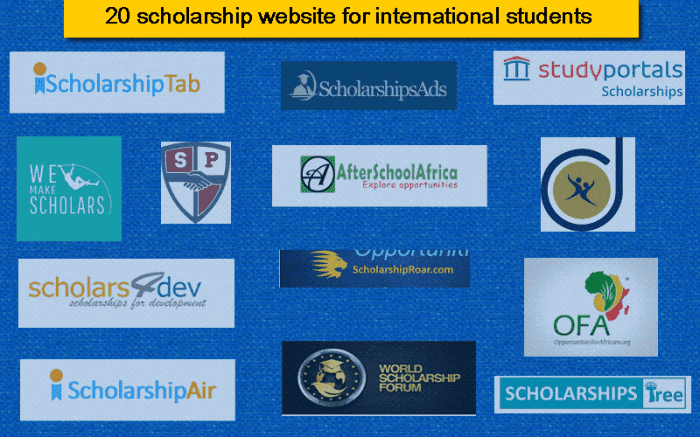 20 Best Scholarship Websites For International Students
