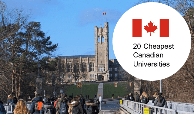 cheapest phd university in canada