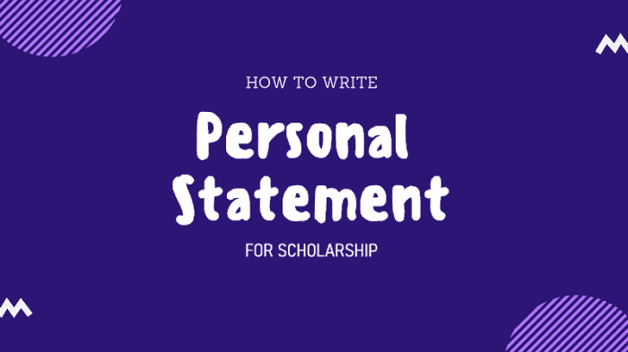 kennedy scholarship personal statement