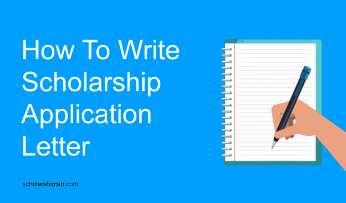 How To Write A Good Scholarship Application Letter 6 Pdf Sample Examples Scholarshiptab