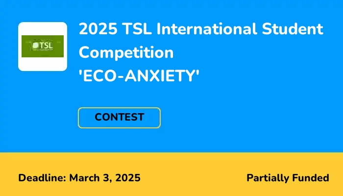 2025 TSL International Student Competition 'ECO-ANXIETY'