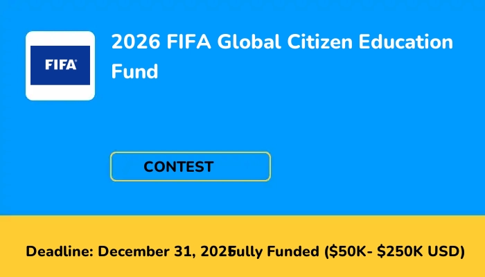 2026 FIFA Global Citizen Education Fund