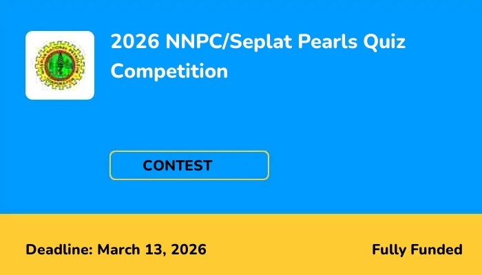 2026 NNPC/Seplat Pearls Quiz Competition