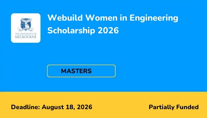 Webuild Women in Engineering Scholarship 2026