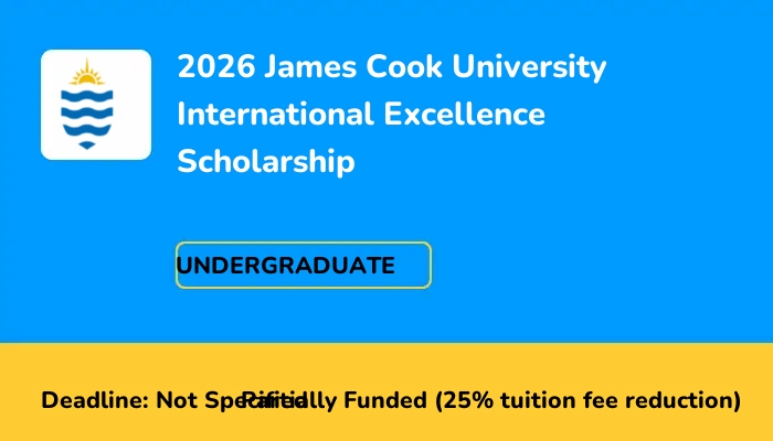 2026 James Cook University International Excellence Scholarship