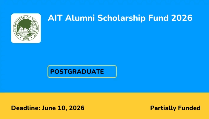 AIT Alumni Scholarship Fund 2026
