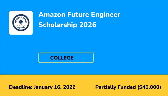 Amazon Future Engineer Scholarship 2026