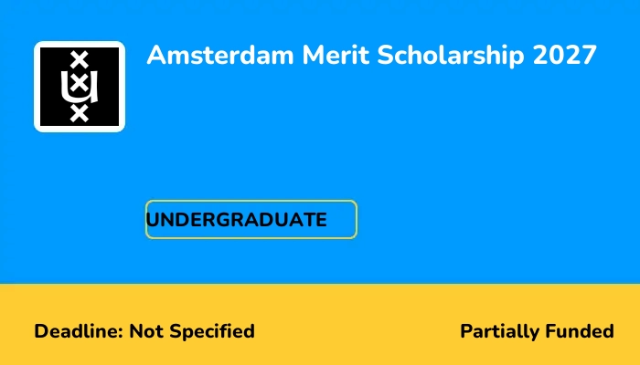 Amsterdam Merit Scholarship 2027