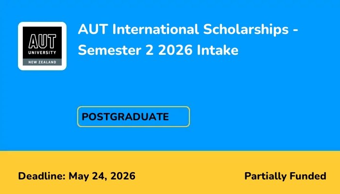 AUT International Scholarships - Semester 2 2026 Intake