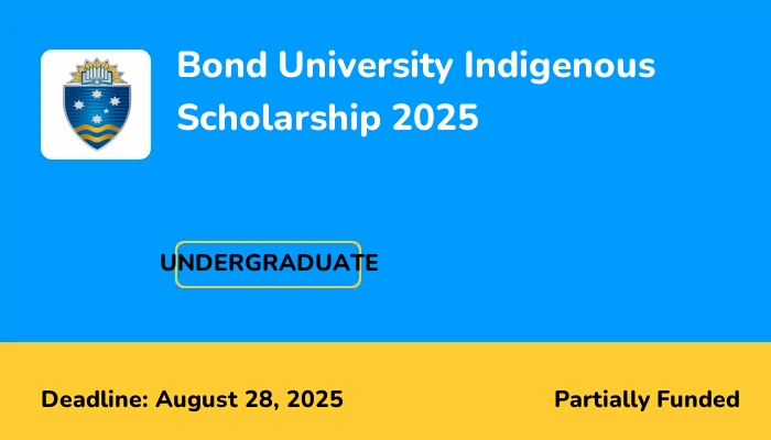 Bond University Indigenous Scholarship 2025