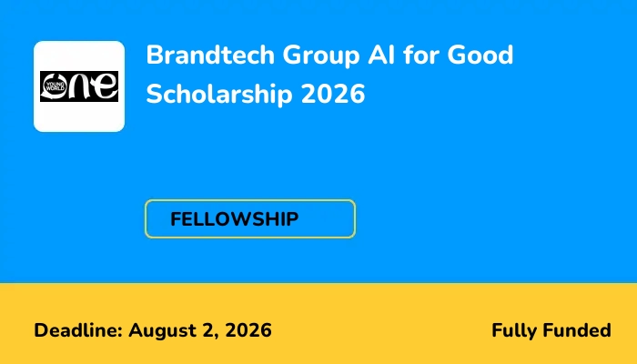 Brandtech Group AI for Good Scholarship 2026