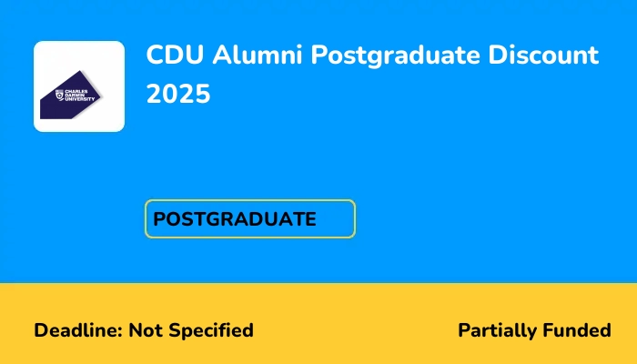 CDU Alumni Postgraduate Discount 2025