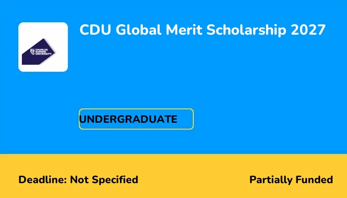 CDU Global Merit Scholarship 2027
