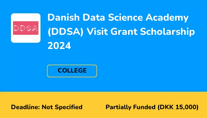 Danish Data Science Academy (DDSA) Visit Grant Scholarship 2024