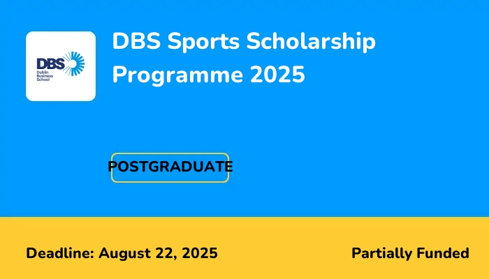 DBS Sports Scholarship Programme 2025