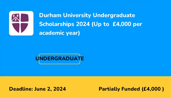 Durham University Hatfield College Undergraduate Scholarships 2024 (Up to  £4,000 per academic year)