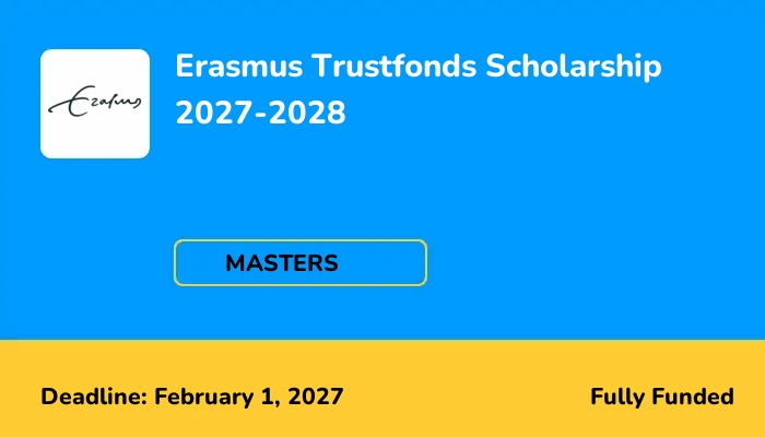 Erasmus Trustfonds Scholarship 2027-2028