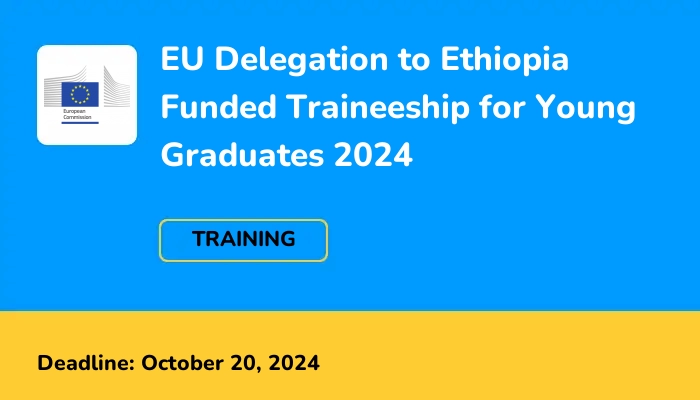 EU Delegation to Ethiopia Funded Traineeship for Young Graduates 2024