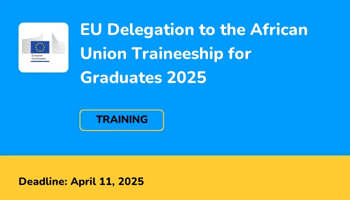EU Delegation to the African Union Traineeship for Graduates 2025