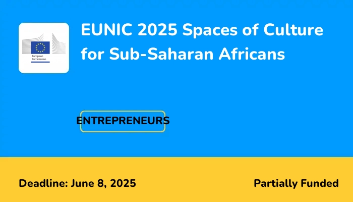 EUNIC 2025 Spaces of Culture for Sub-Saharan Africans