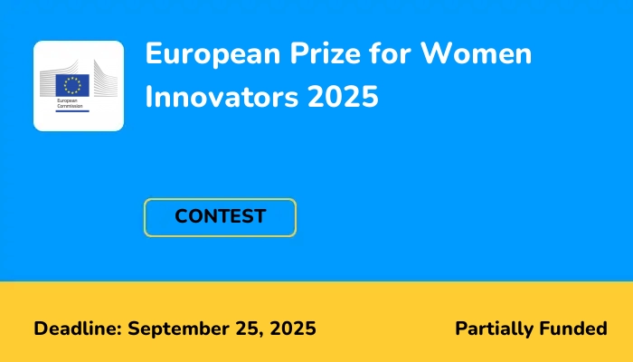 European Prize for Women Innovators 2025