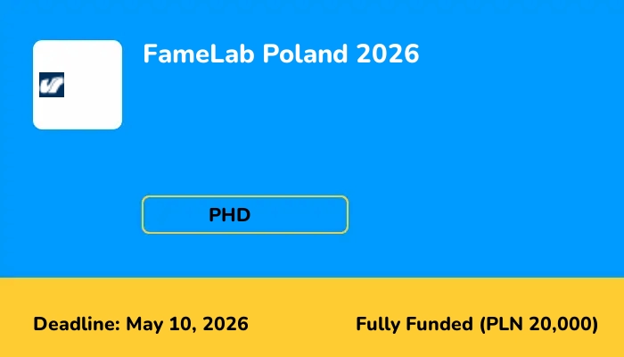 FameLab Poland 2026