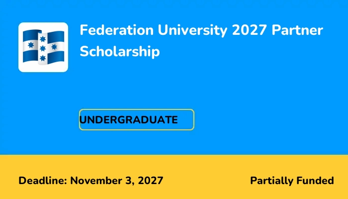 Federation University 2027 Partner Scholarship