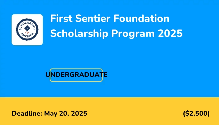 First Sentier Foundation Scholarship Program 2025