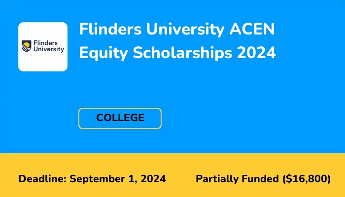 Flinders University ACEN Equity Scholarships 2024