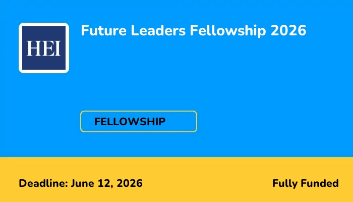 Future Leaders Fellowship 2026