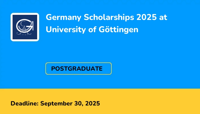 Germany Scholarships 2025 at University of Göttingen
