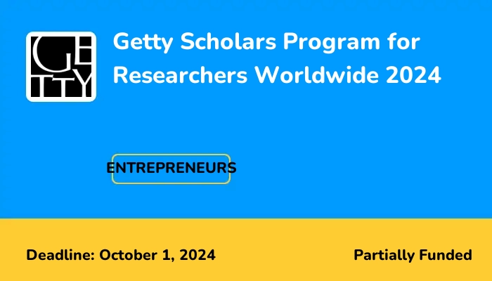 Getty Scholars Program for Researchers Worldwide 2024