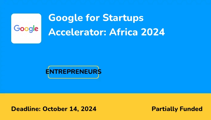 Google for Startups Accelerator: Africa 2024