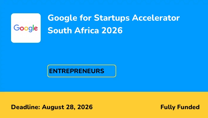 Google for Startups Accelerator South Africa 2026