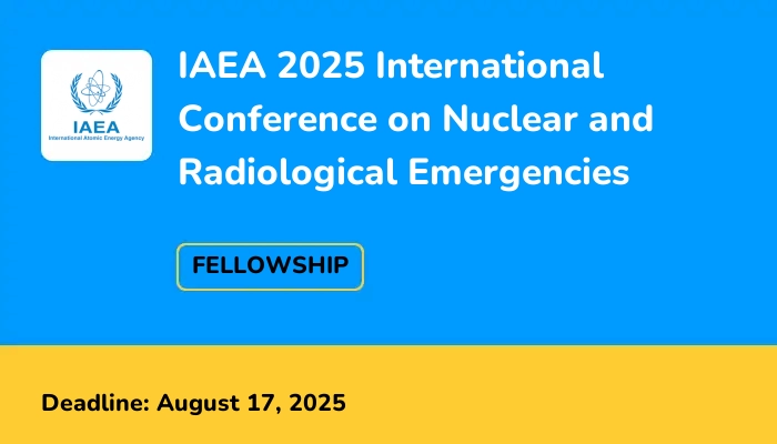 IAEA 2025 International Conference on Nuclear and Radiological Emergencies