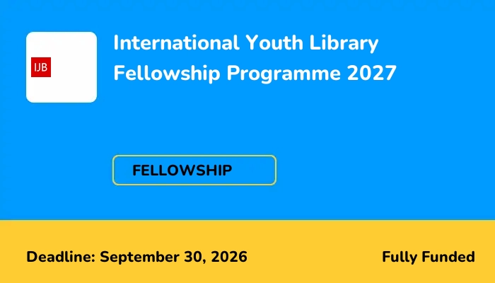 International Youth Library Fellowship Programme 2027