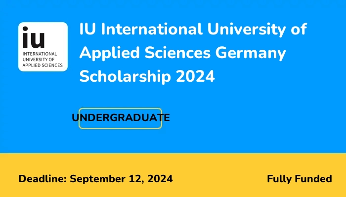 IU International University of Applied Sciences Germany Scholarship 2024