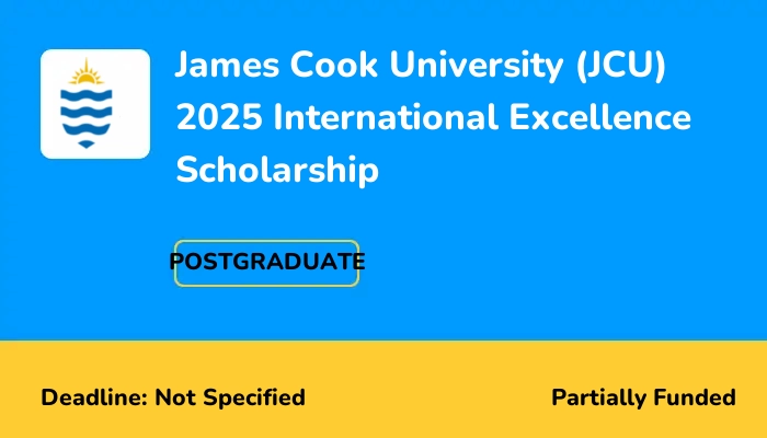James Cook University (JCU) 2025 International Excellence Scholarship