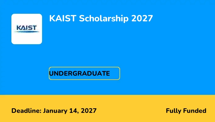 KAIST Scholarship 2027