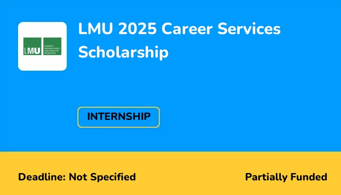 LMU 2025 Career Services Scholarship