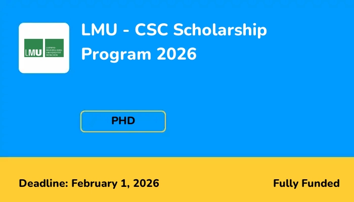 LMU - CSC Scholarship Program 2026