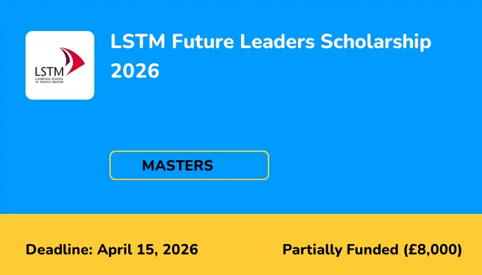 LSTM Future Leaders Scholarship 2026