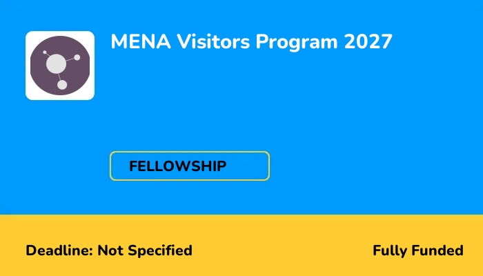 MENA Visitors Program 2027