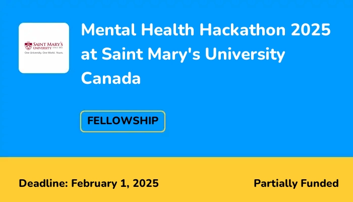 Mental Health Hackathon 2025 at Saint Mary's University Canada
