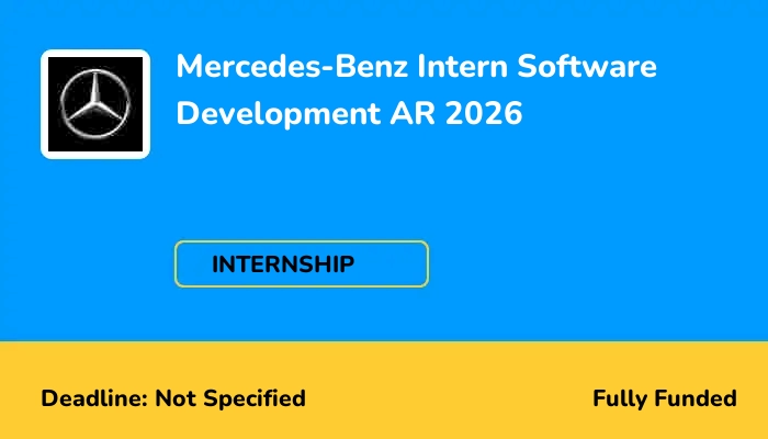 Mercedes-Benz Intern Software Development AR 2026