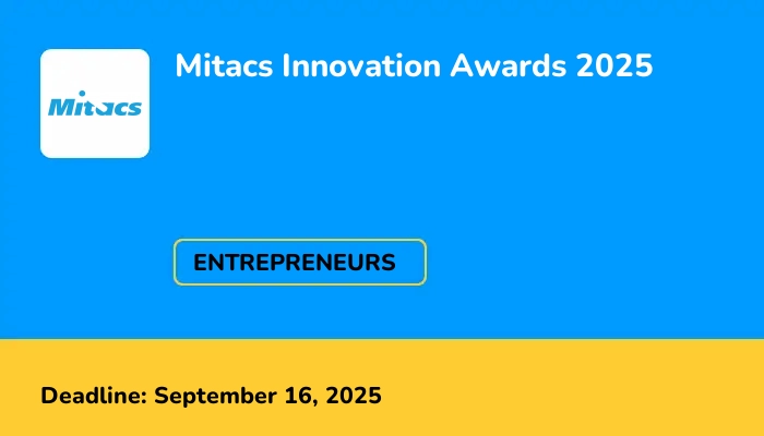 Mitacs Innovation Awards 2025