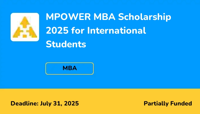 MPOWER MBA Scholarship 2025 for International Students