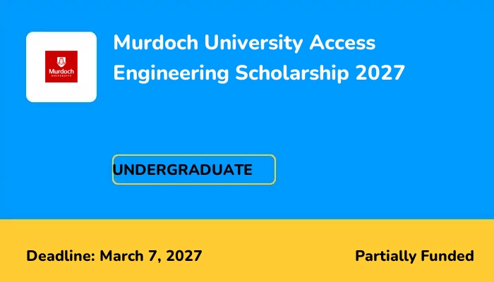 Murdoch University Access Engineering Scholarship 2027