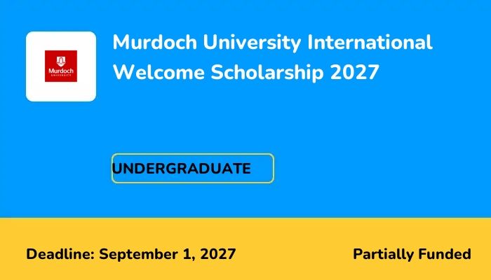 Murdoch University International Welcome Scholarship 2027